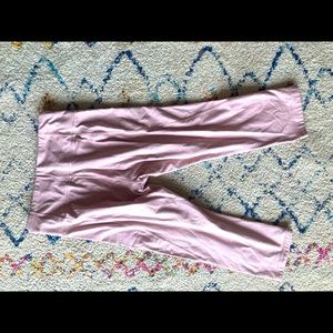 Pink yoga pants